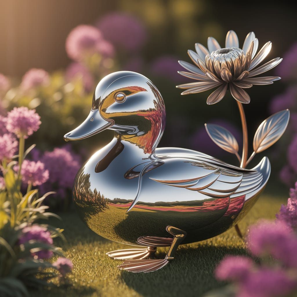 Chrome duck