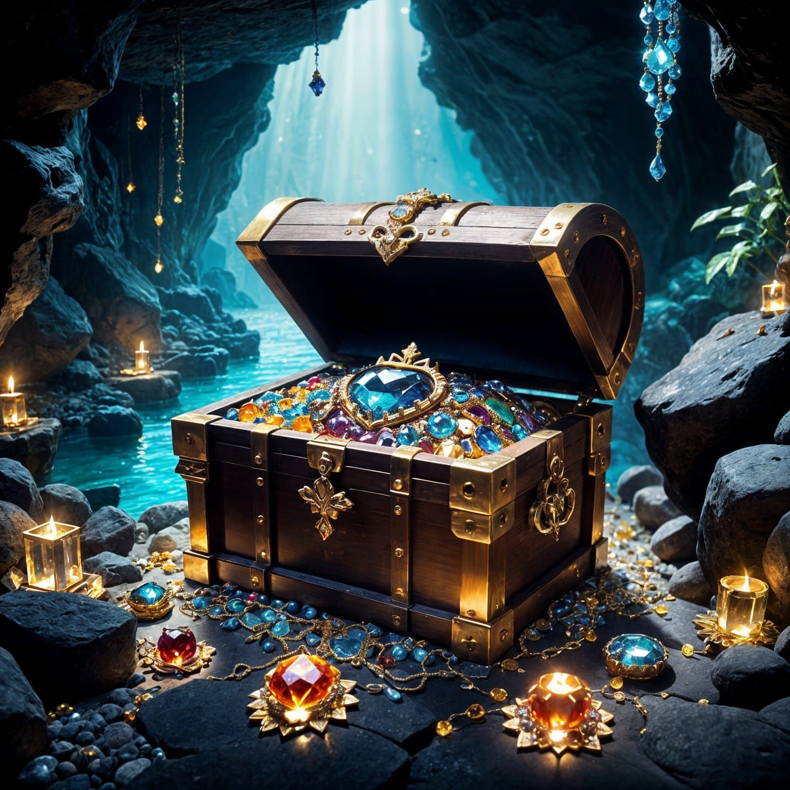 Treasures of the Dark Cave: A Glittering Hoard of Gemstone J...