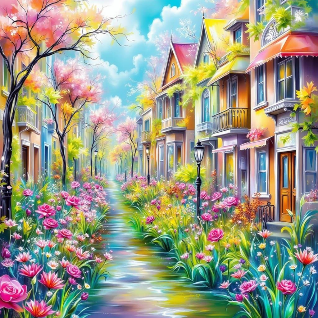 Soft Winter Meets Vibrant Eden