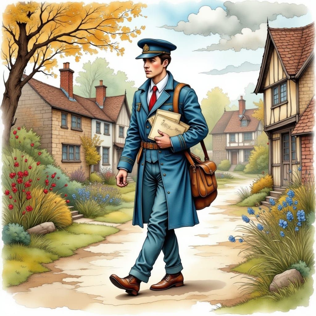 An English Postman from a Bygone Era (#3)