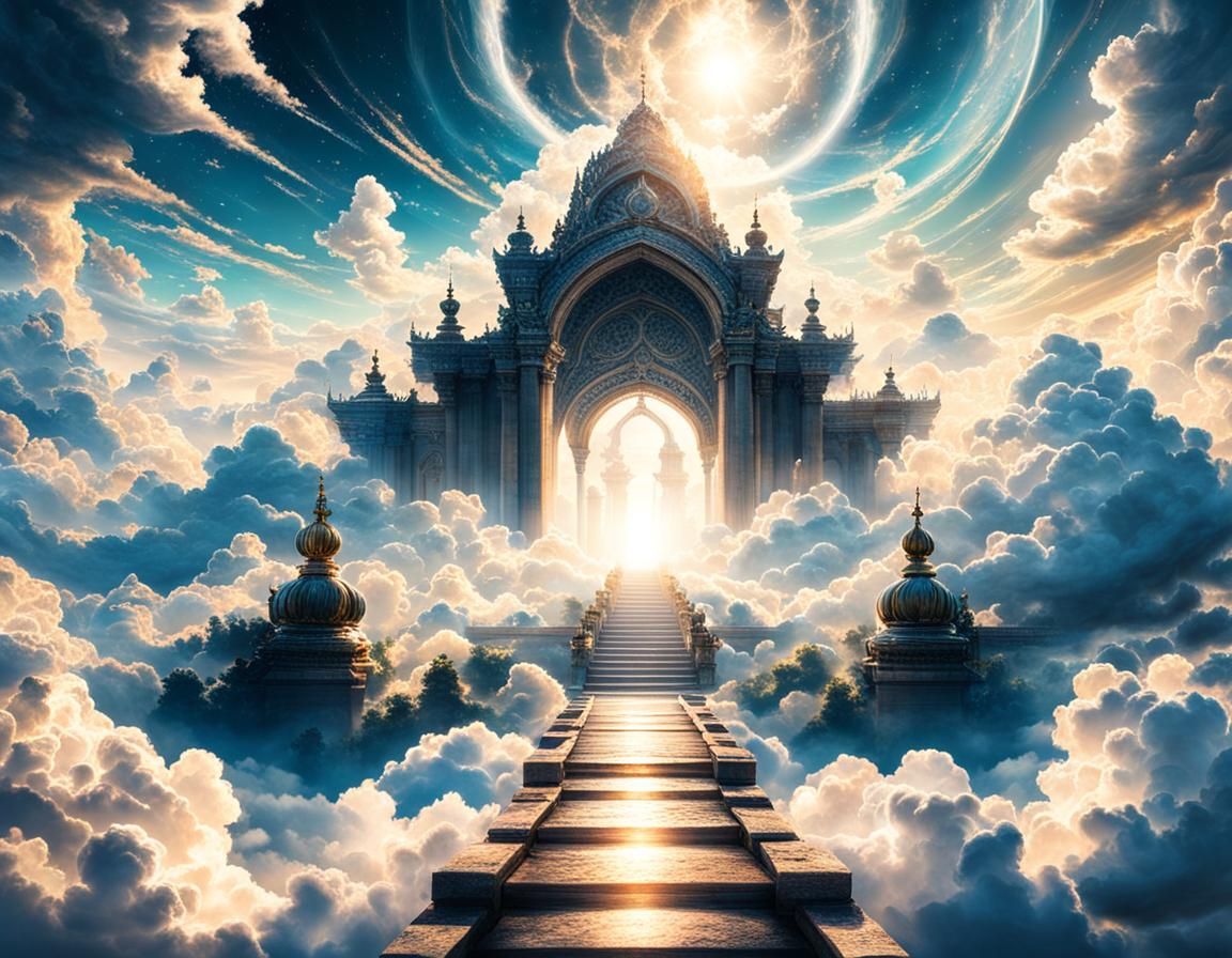 Path to Divine Realm in the Sky