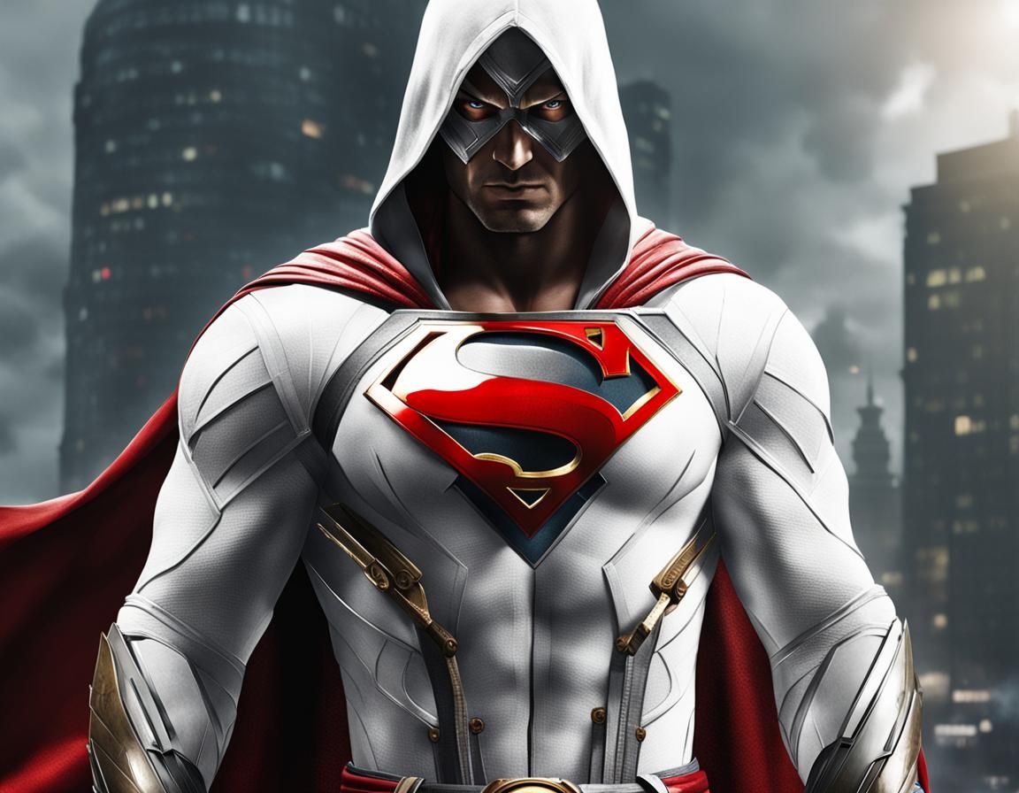 Superman as Assassin in White Costume