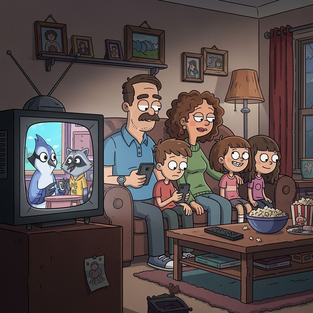 TV playing, no-one watching! - J. G. Quintel