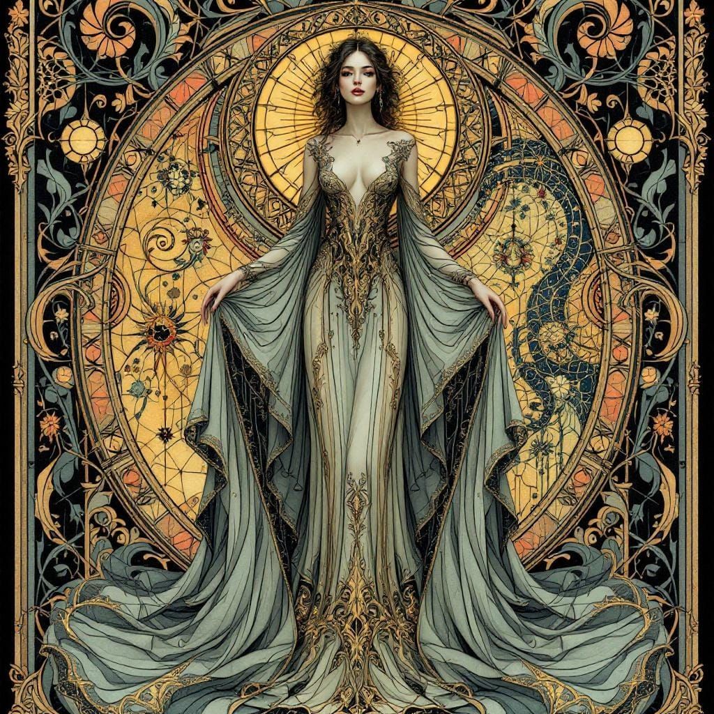 Art Nouveau meets Gothic Revival