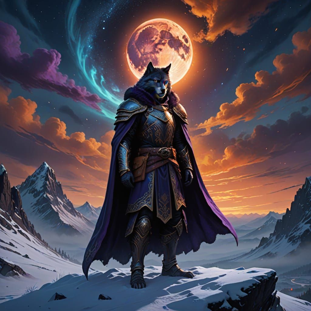 Dark Magic Ascendant Under Black Blood Moon