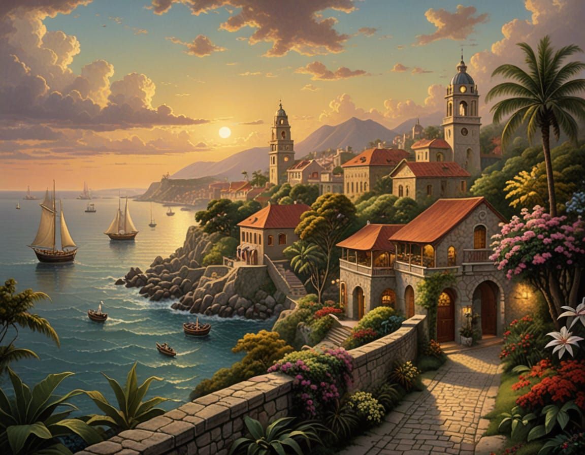 Colonial-Era Cartagena, Colombia: Majestic Port Cityscape