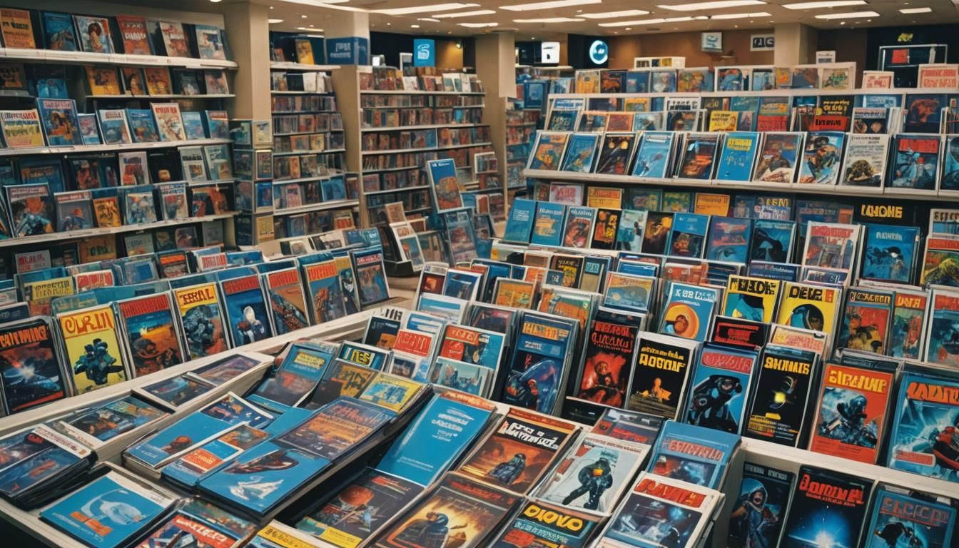 Retro Sci-Fi Comic Art: Quantum Computer Ad