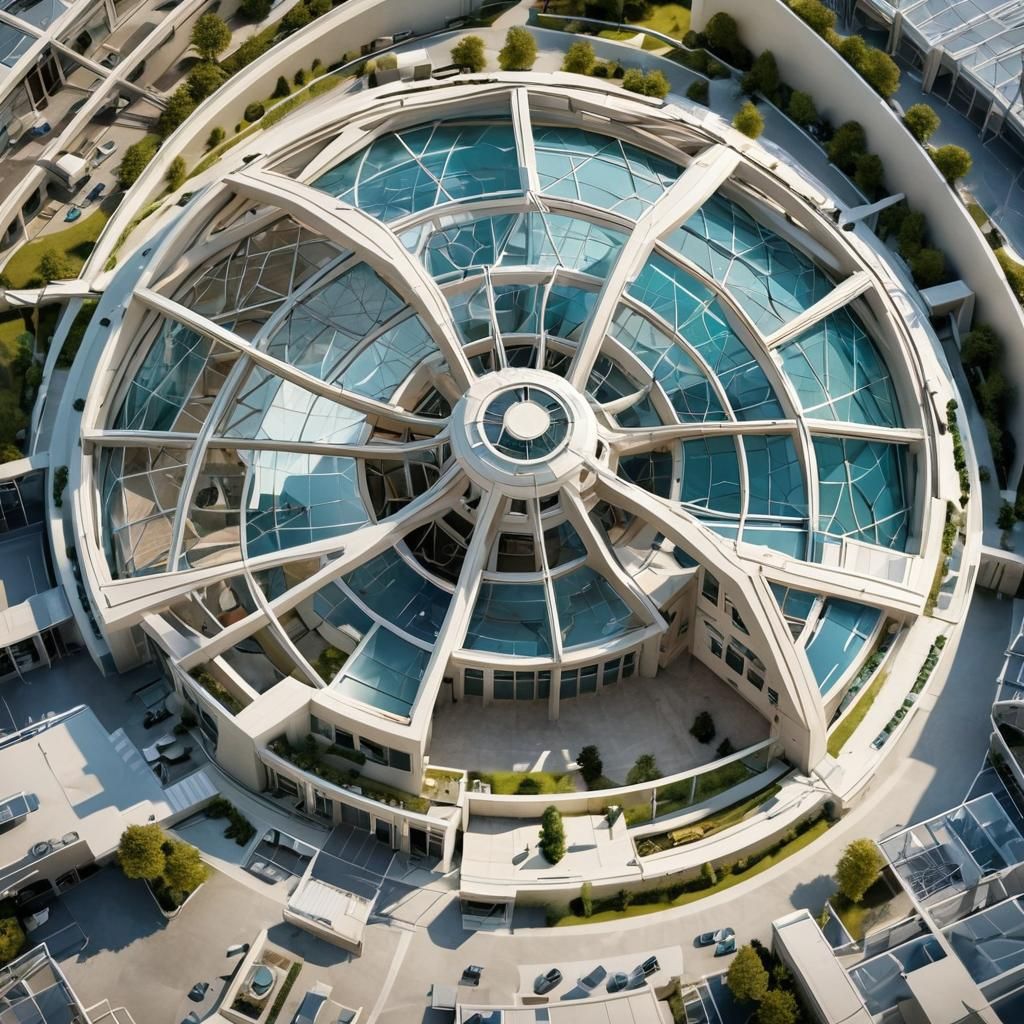 Futuristic Geodesic Dome Hospital: Technical Blueprint
