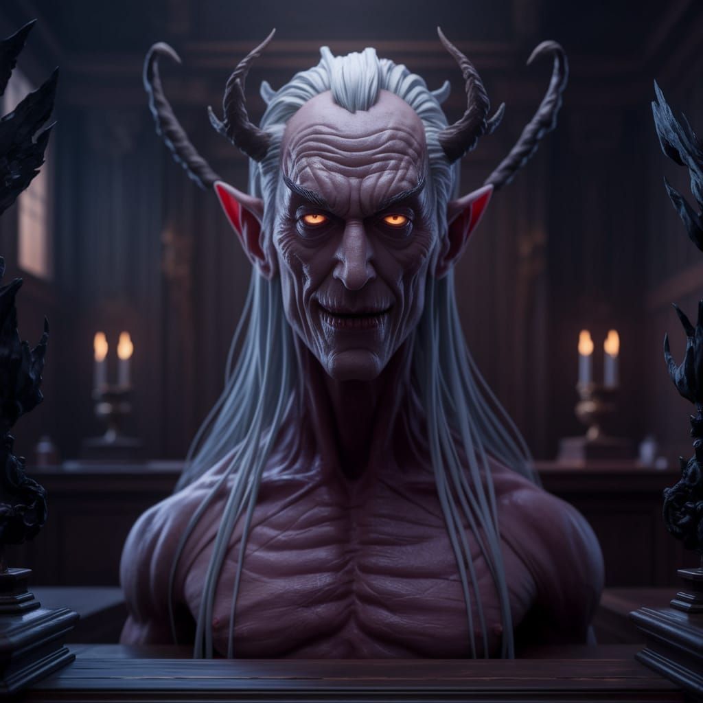 Sinister Elder God Form: Award-Winning Photograph