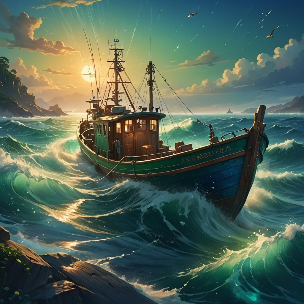 Glowing Catch Hauled from the Deep Sea