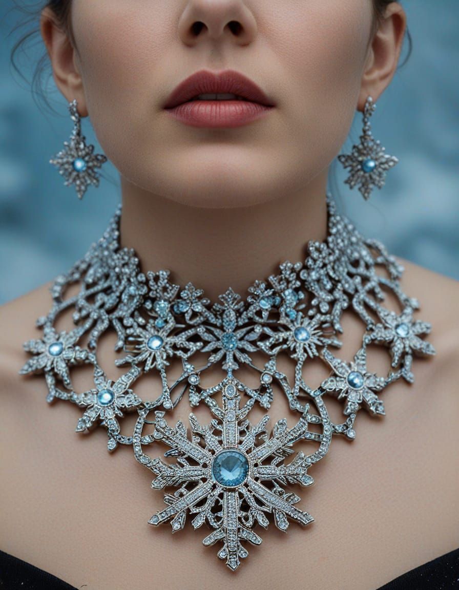 🥈snowflake jewelry
