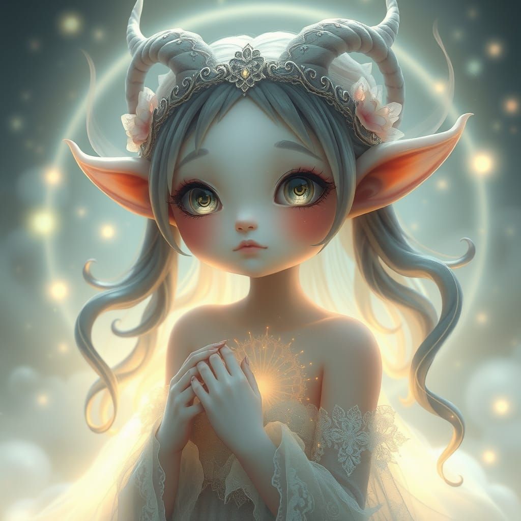 Mystical Annime Creature of Soft Magic