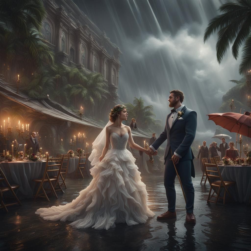 Hurricane Wedding: Detailed Matte Painting in Unreal Engine