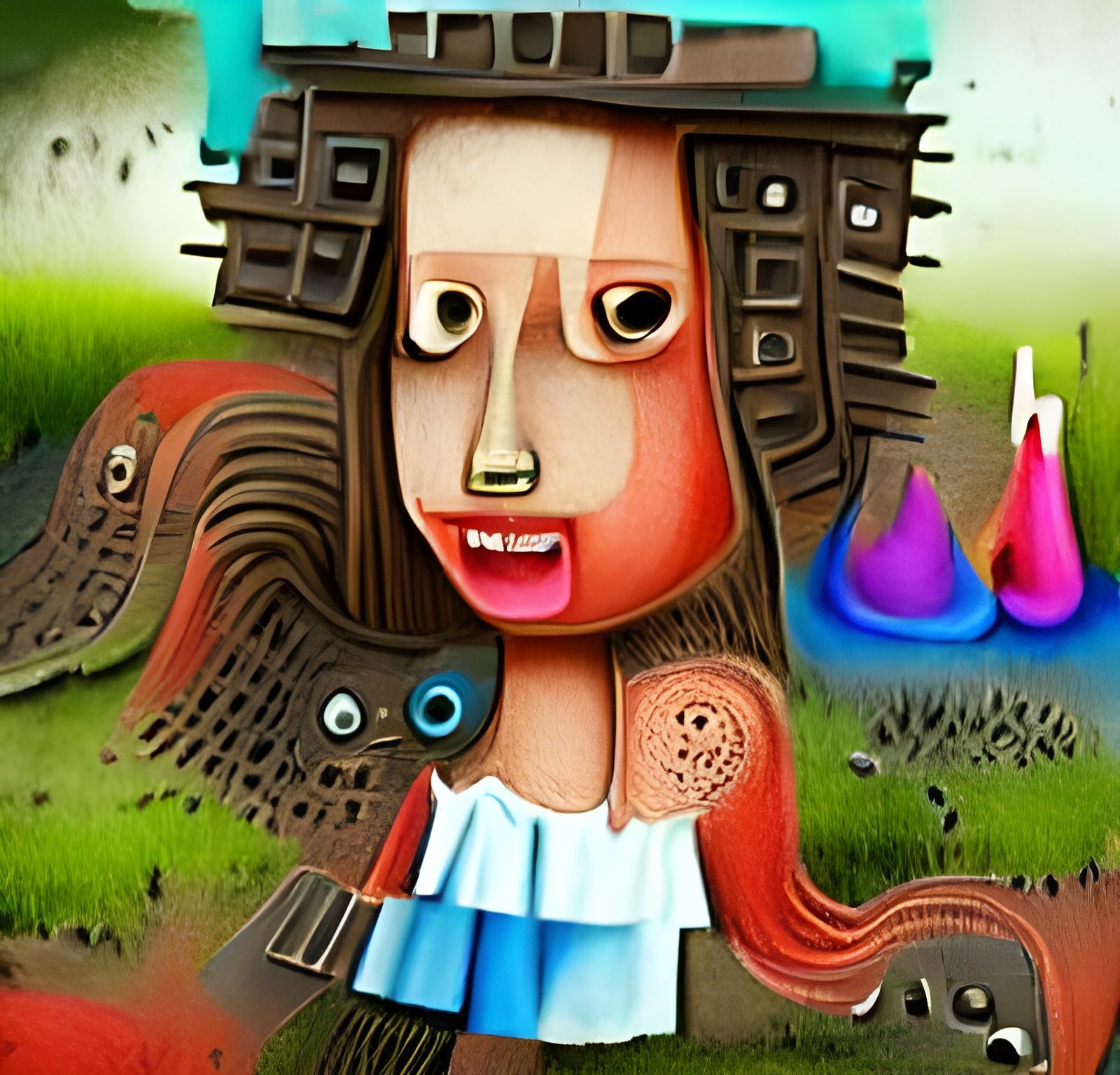 Electrified Lady in Wonderland: Rufino Tamayo Style