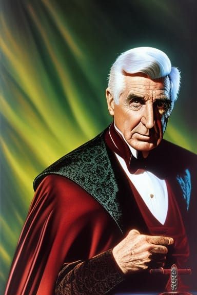 Leslie Nielsen As Dracula #1