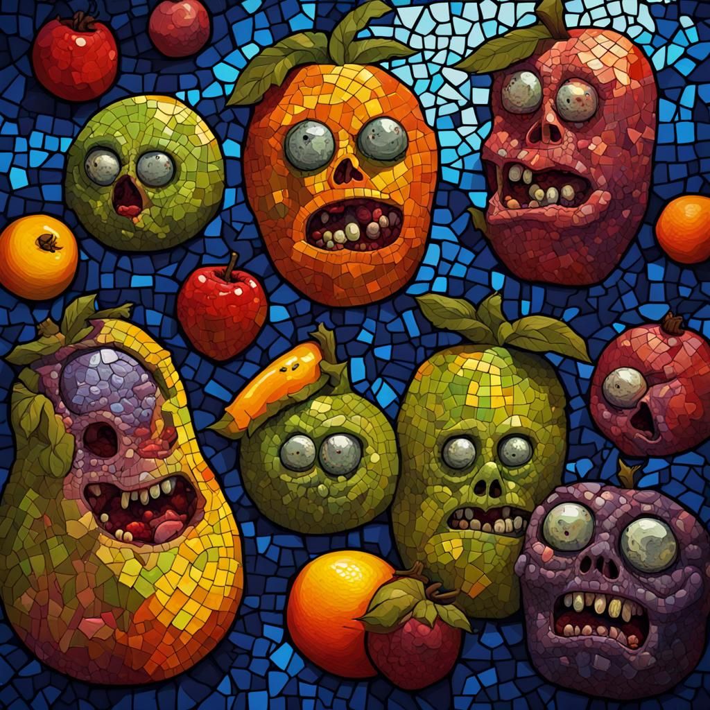Zombie-Fruit Characters
