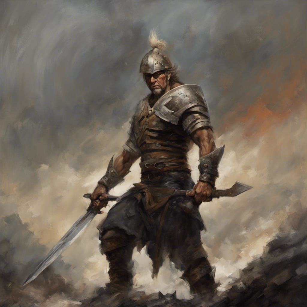 Sinister Warrior: Courage and Determination