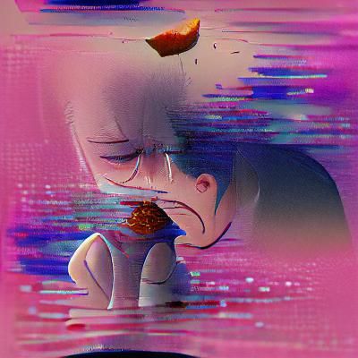 Abstract Image from Blank AI Prompt