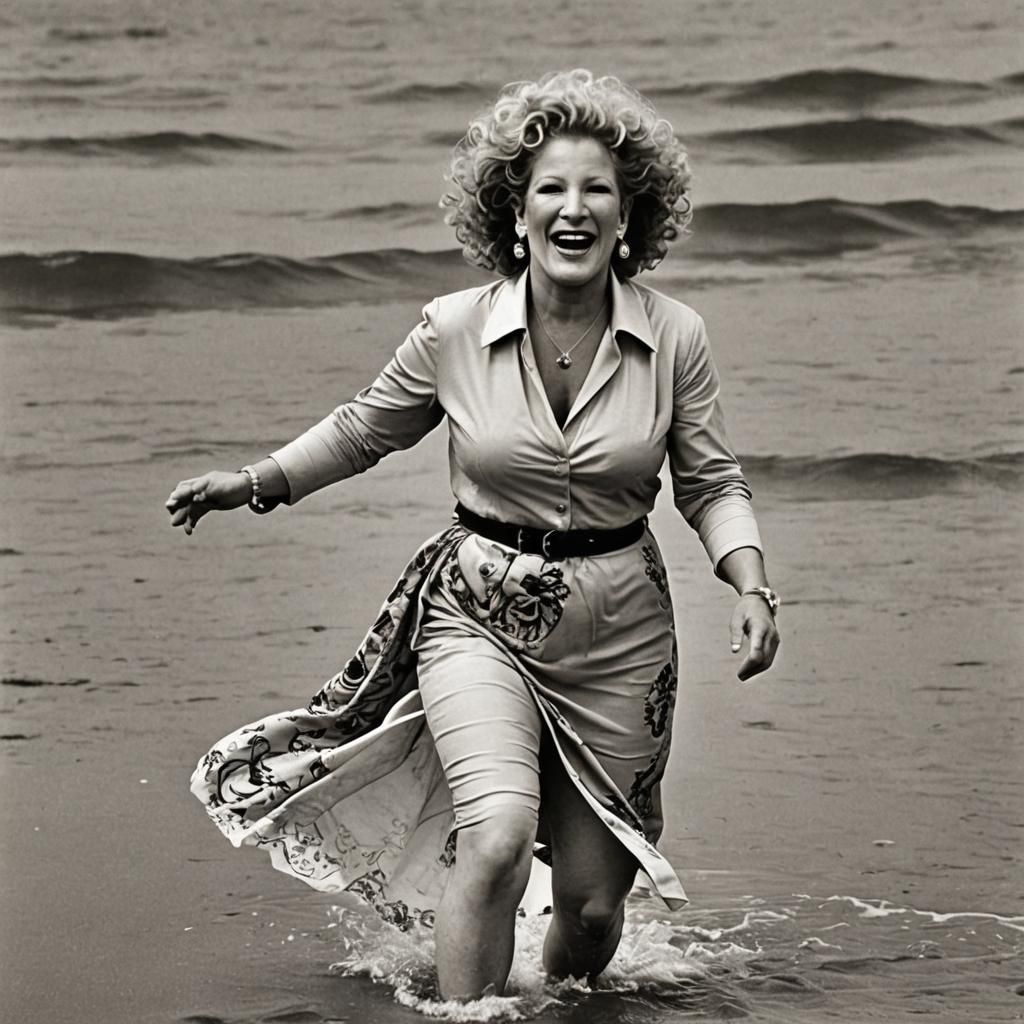 Bette Midler at the Beach