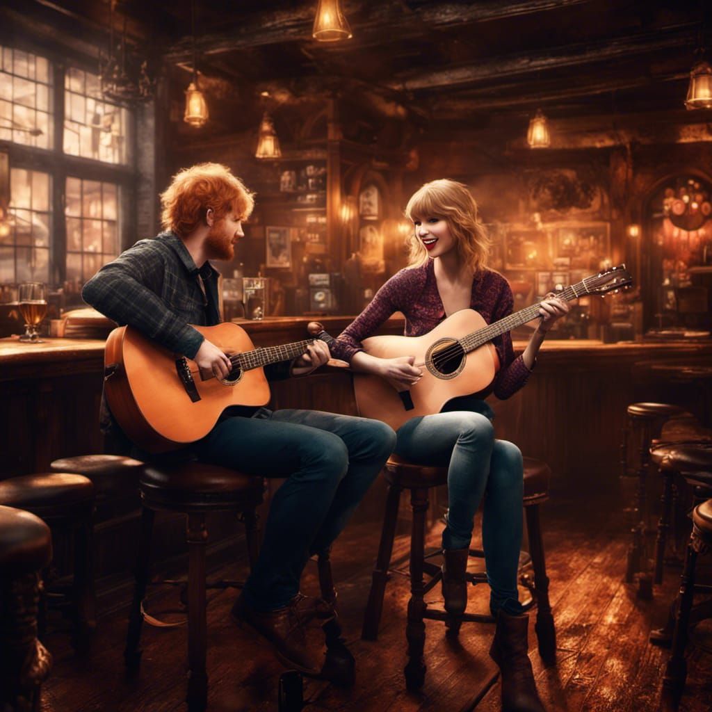 Taylor Swift and Ed Sheeran Perform in Dublin Pub