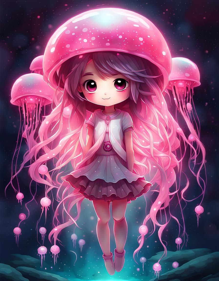 Chibi Jellyfish Girl