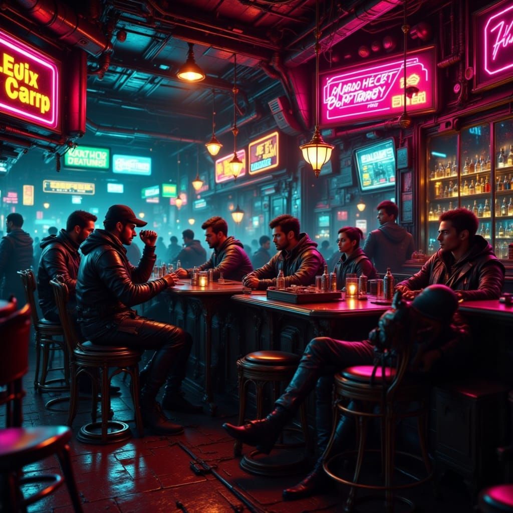 Cyberpunk data sellers, mob bosses, and bounty hunters relax...