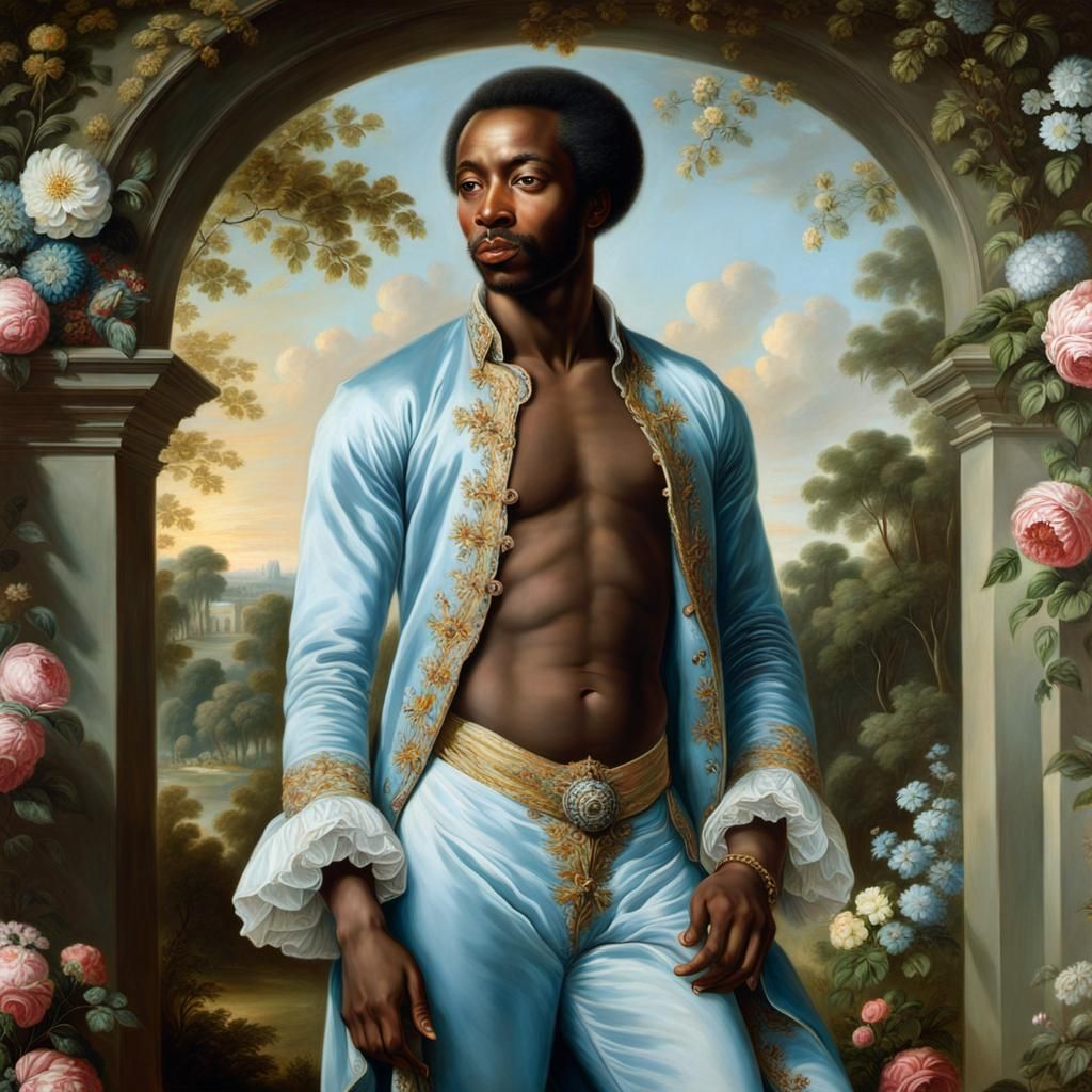 Portrait of a rococo nobleman