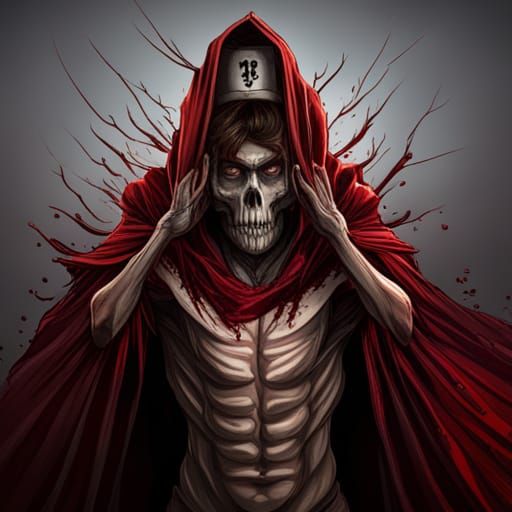 Skull Altar Ritual: Dark Fantasy Art