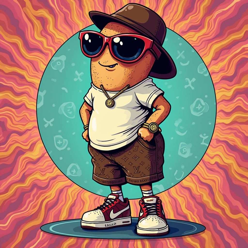 Baguette's Psychedelic Fashion Statement