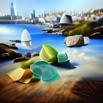 Abstract Multicolored Swirling Design