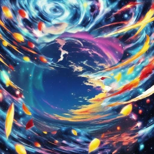 Magical Colorful Sky in Extreme Detail