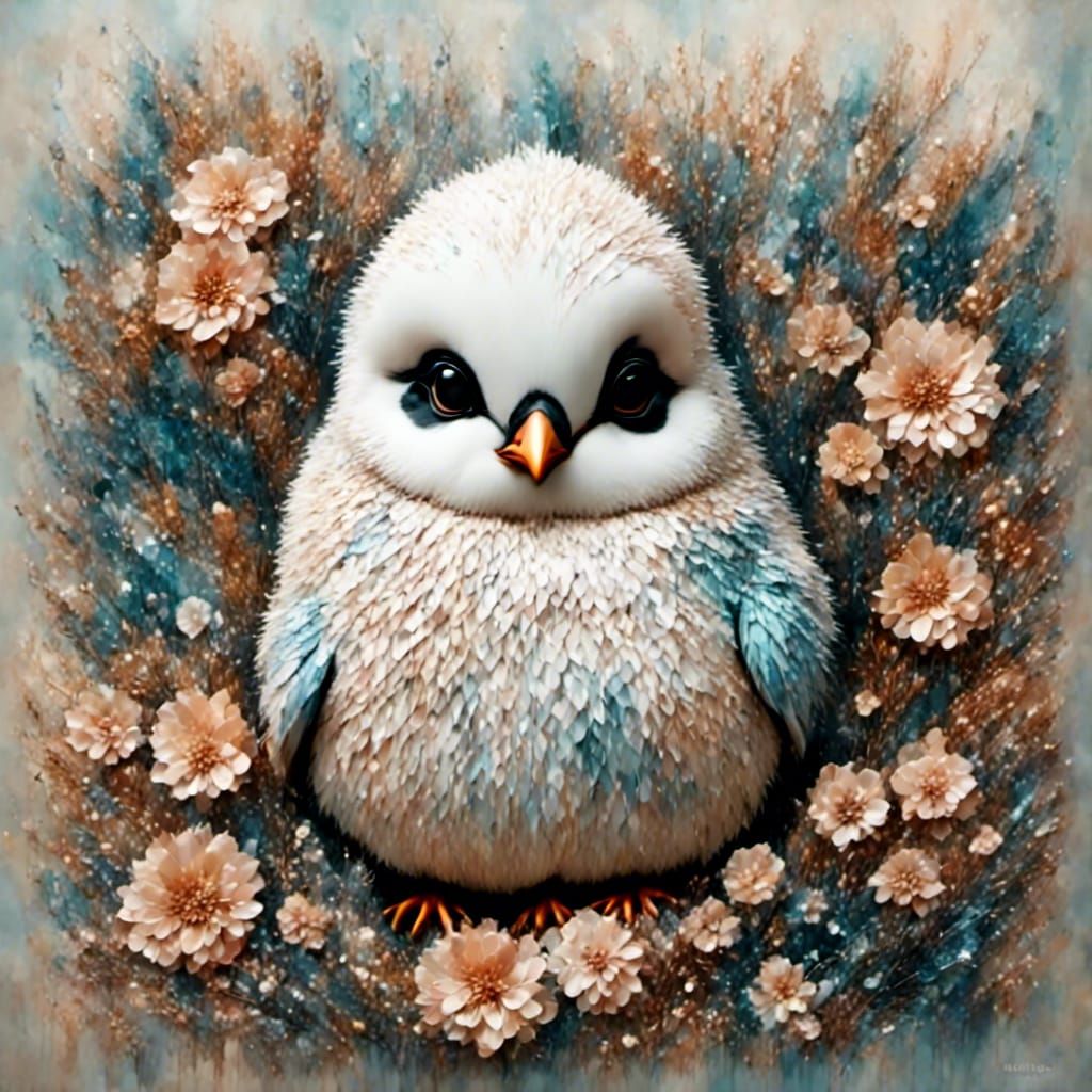 Whimsical Fantasy Animals with Beady Eyes