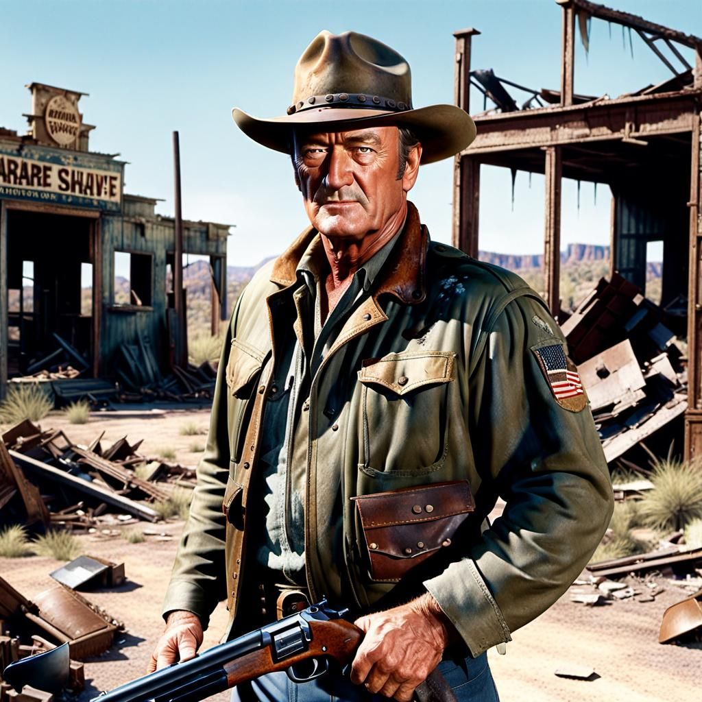 John Wayne in Post-Apocalyptic Hardware Store