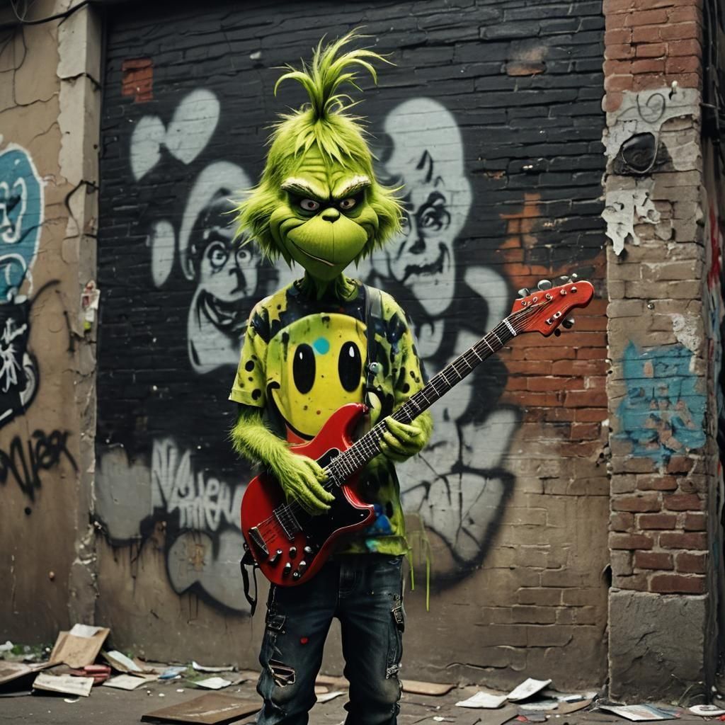 The Grinch Channels Kurt Cobain