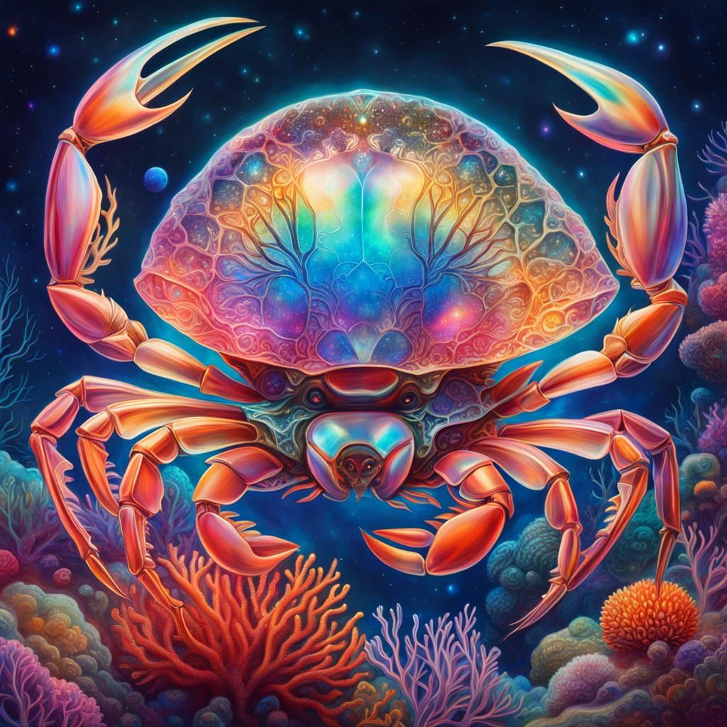 Prehistoric crystal crab