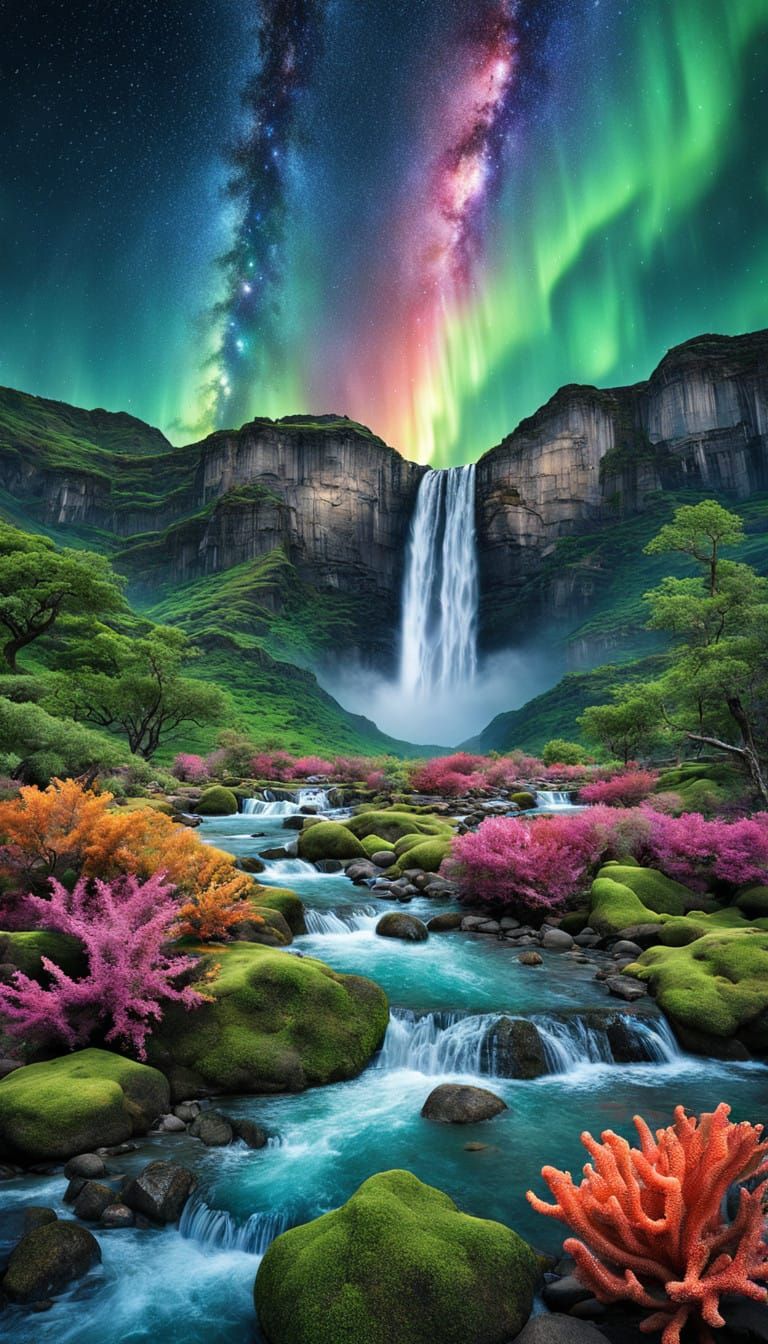 Epic Nature Mosaic in Vibrant Color