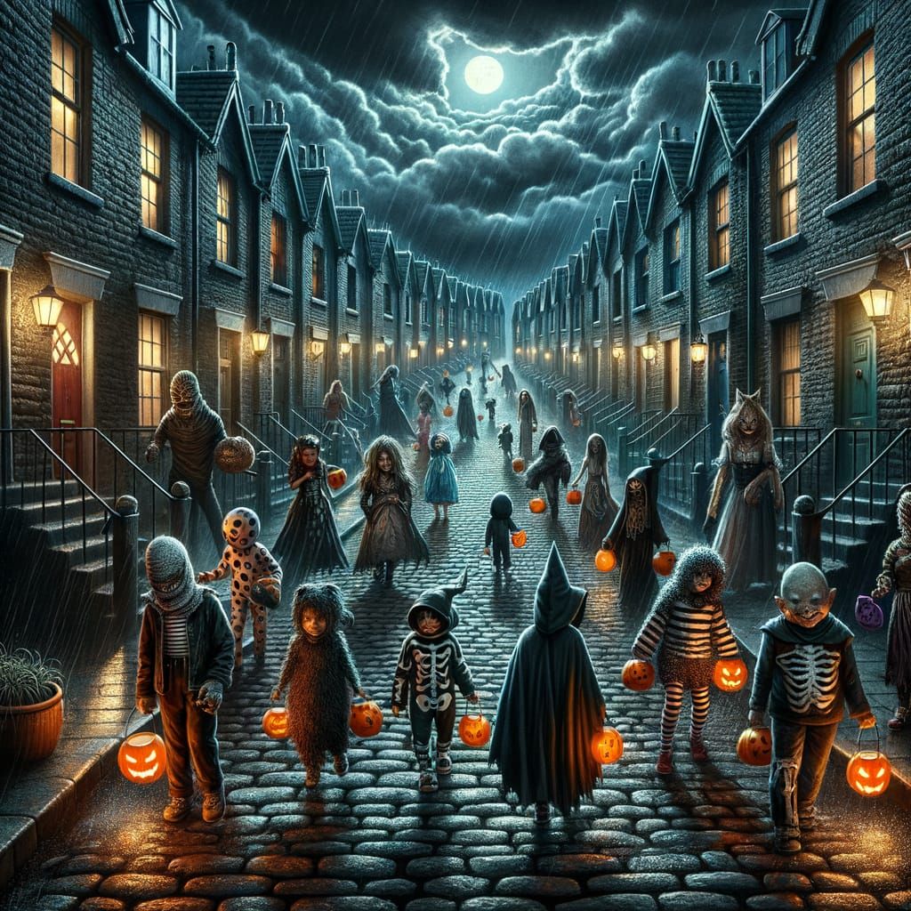 Twisted Trick-or-Treating on a Stormy Night