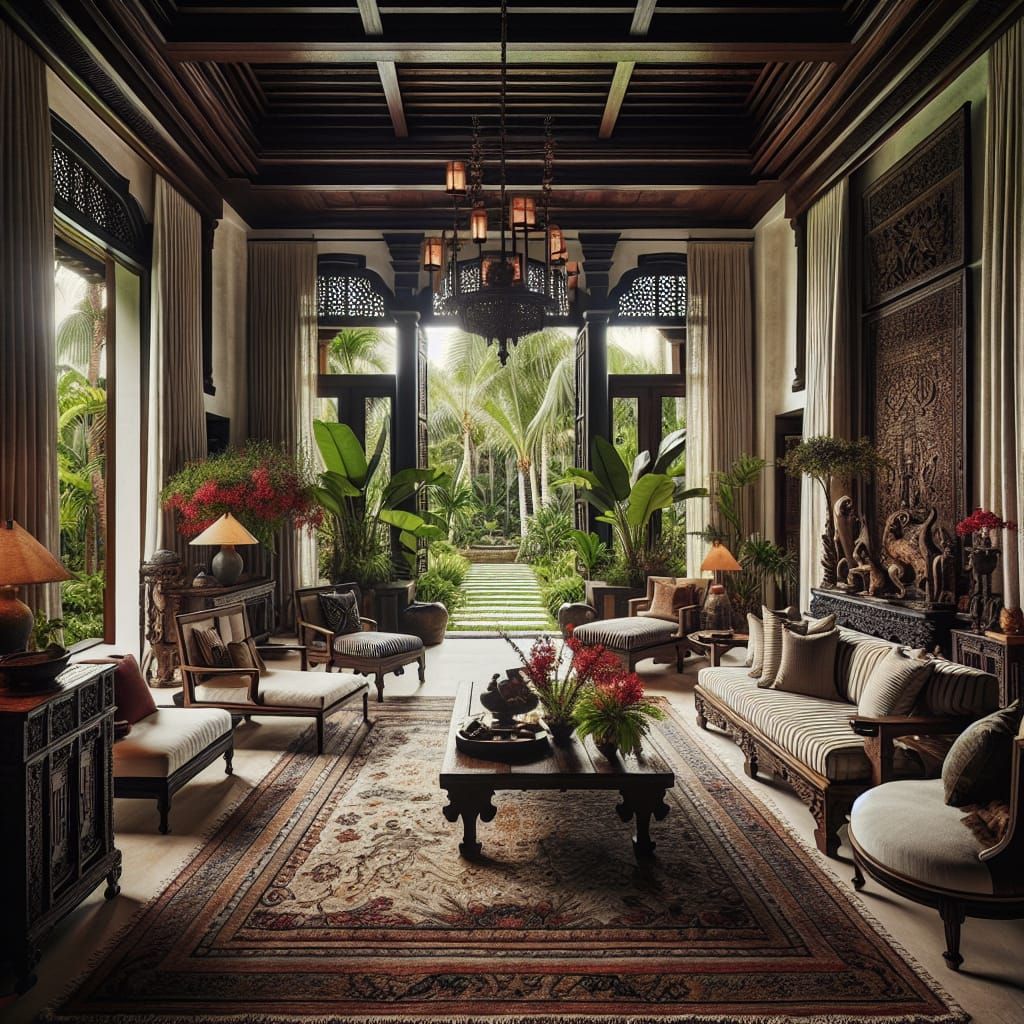 Tropical Mansion: British Colonial Meets Caribbean Style