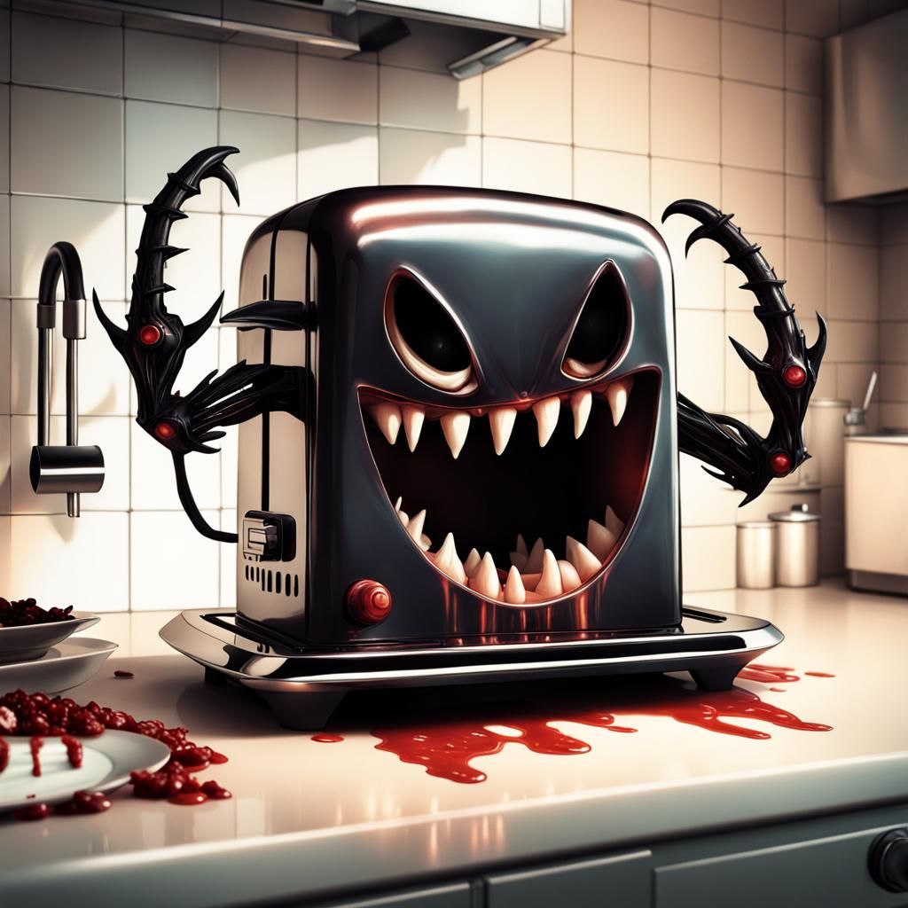 Happy Evil Toaster by Simonetti, Burdiso, Giger
