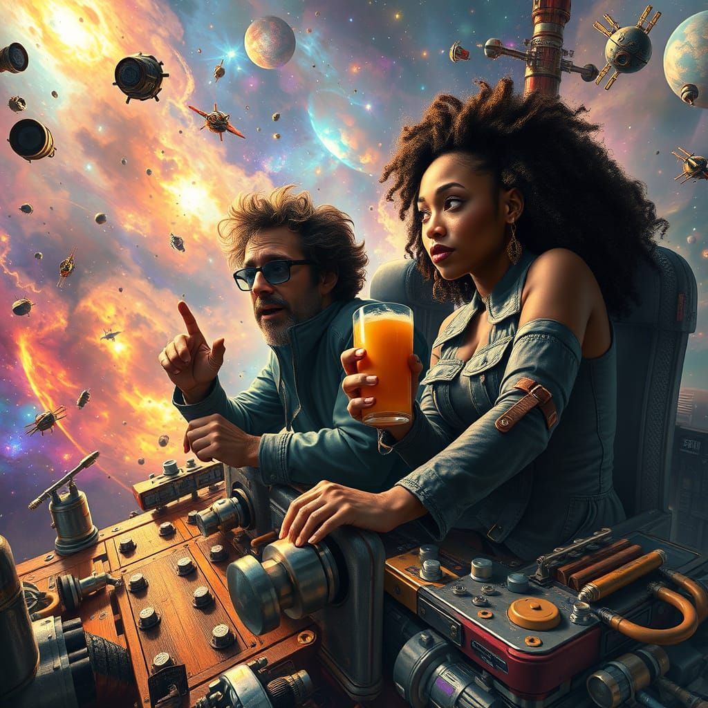 Ben Stiller and SZA Navigate Vibrant Nebula in Ramshackle Sp...