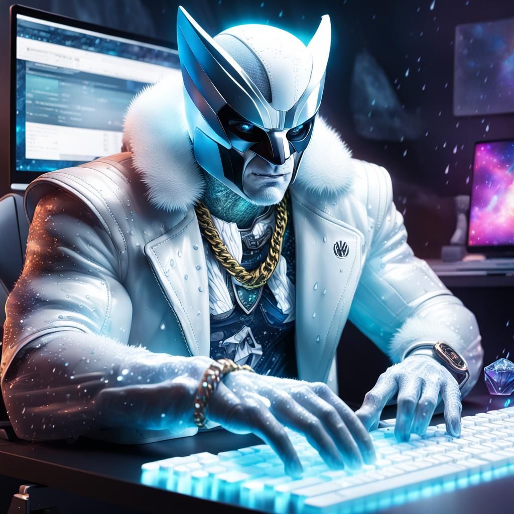 Chilled Out Ice White Wolverine