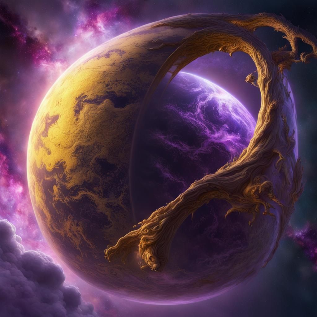 Typhon Encircles Earth and Moon in Space