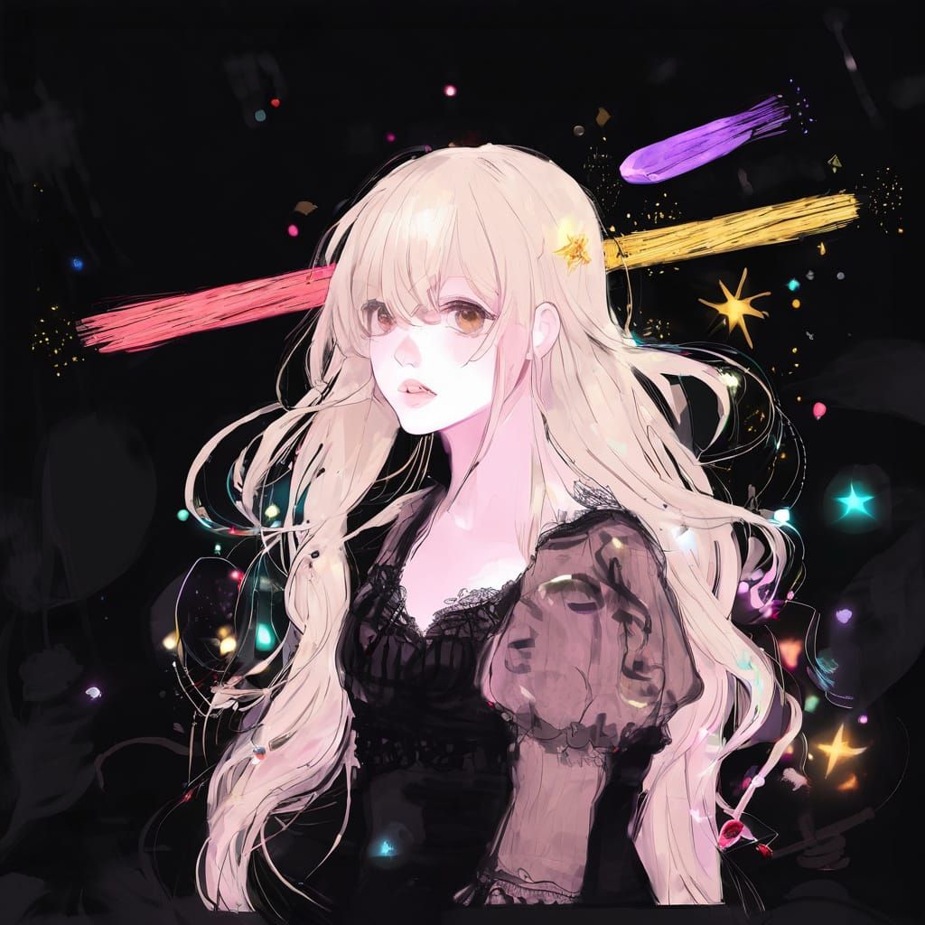 Luminous Impressionist Fireworks in Leyendecker Style