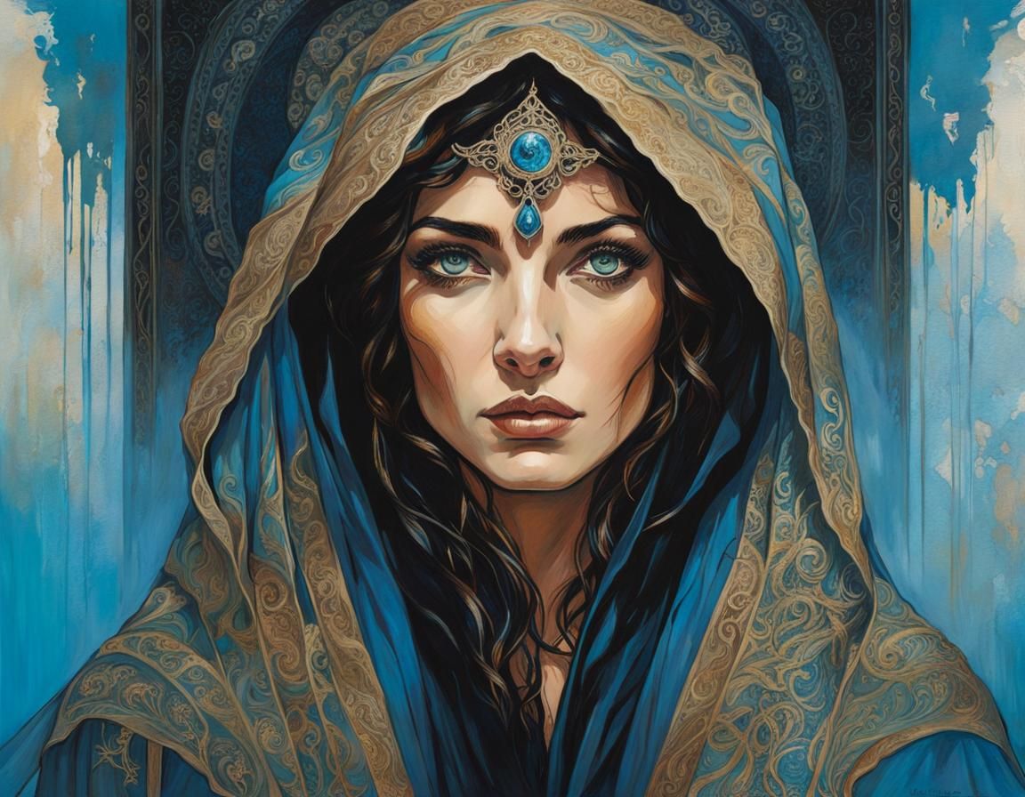 Bene Gesserit with Spice Blue Eyes