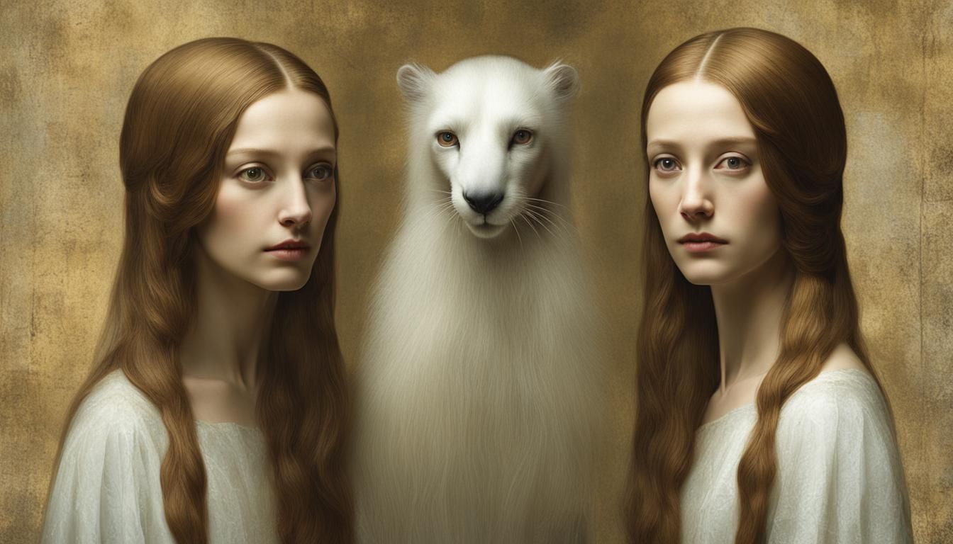 Renaissance Portrait of a Lady with Ermine