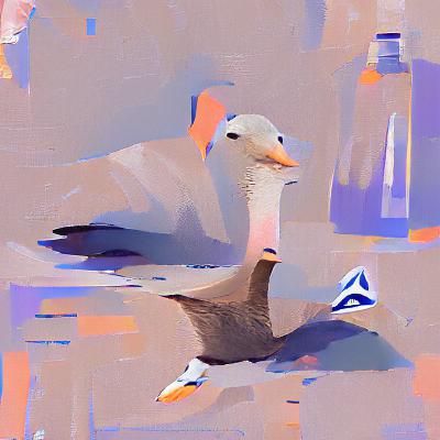 AI Image of a Goose