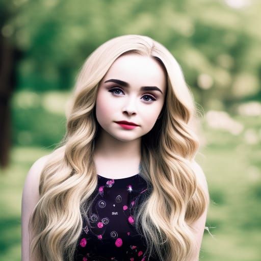 Sabrina Carpenter Portrait in Natural Lighting