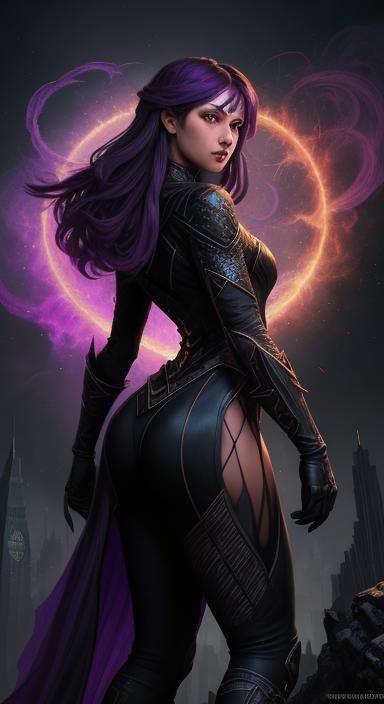 Gotham's Dark Knight in Luminescent, Surreal Mist