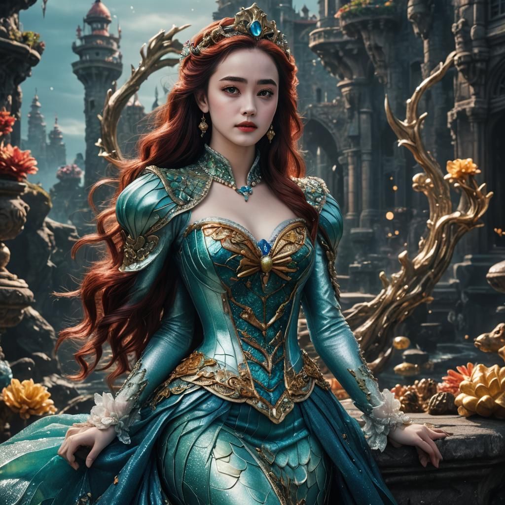 Dilraba Dilmurat as Disneypunk Ariel