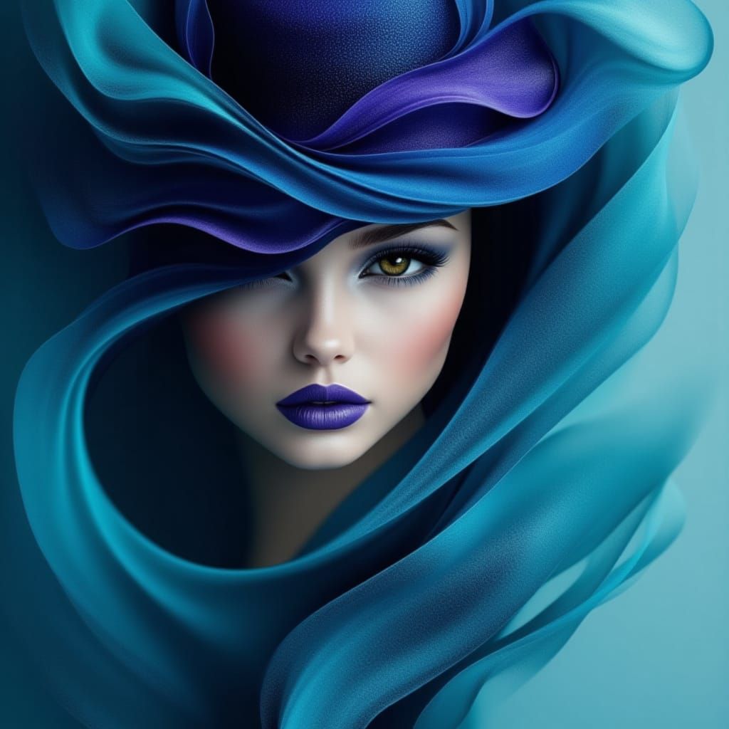 Ethereal Beauty in Jewel-Toned Splendor